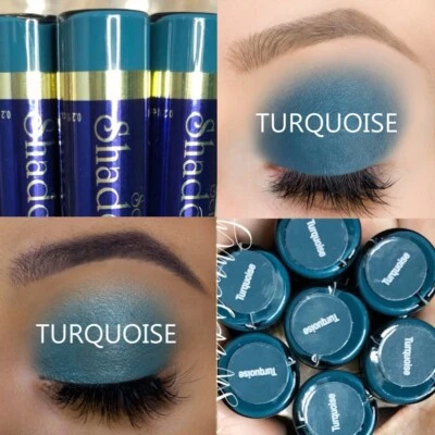 ShadowSense TURQUOISE New/Sealed LE Creme to Powder Eyeshadow By SeneGence - Image 1 of 4