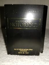 Ralph Lauren NOTORIOUS Eau De Parfum EDP Spray Women Sample Vial .05 oz/1.5mL