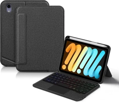 HENGHUI Teclado Retroiluminado para iPad Mini A17 Pro iPad Mini 6to Teclado Estuche - Imagen 1 de 4