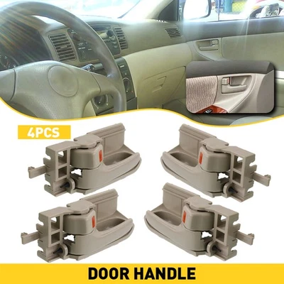 4X Inside Interior Driver Door Handle Passenger Beige For 2007-08 Scion tC Spec - Image 1 of 4