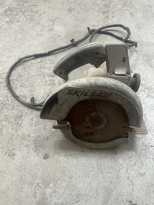 Винтажная коммерческая циркулярная пила Skil 57721 поставляется как на фотографиях/u - Изображение 1 из 4