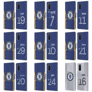 CHELSEA FOOTBALL CLUB 2021/22 PLAYERS HOME KIT LEATHER BOOK CASE FOR SAMSUNG 2 - Picture 1 of 15