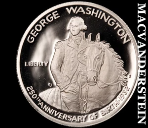 1982-S Washington Commemorative Silver Half Dollar - Choice Gem Proof #C7241 - Picture 1 of 2
