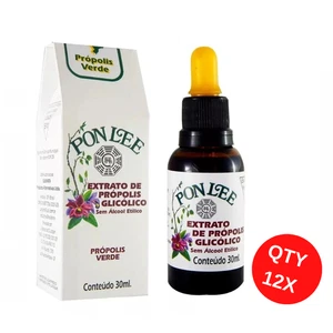 Extracto de Propóleo PON LEE SUNYATA -SIN ALCOHOL Verde Brasileño Glicólico 12 x 30mL - Imagen 1 de 3