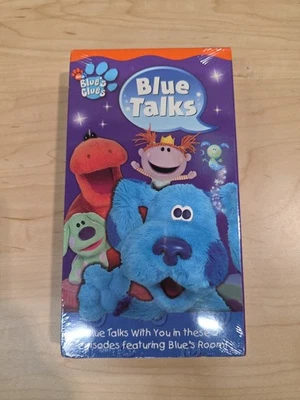 Blues Clues - Blue Talks (VHS 2004) Nick Jr. Nickelodeon Rare Cartoon Video Tape - Image 1 of 3