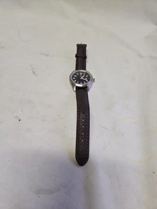 SWISS ARMY BROWN LEATHER WATCH - Picture 1 of 8