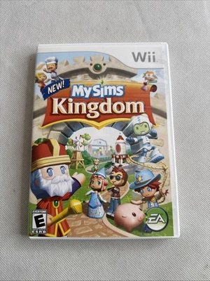 MySims Kingdom (Nintendo Wii, 2008) Complete CIB Tested Working Video Game - Image 1 of 4