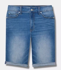 TORRID High-Rise Bermuda Jean Shorts Women's Plus Size 26 NWT - Bild 1 von 4