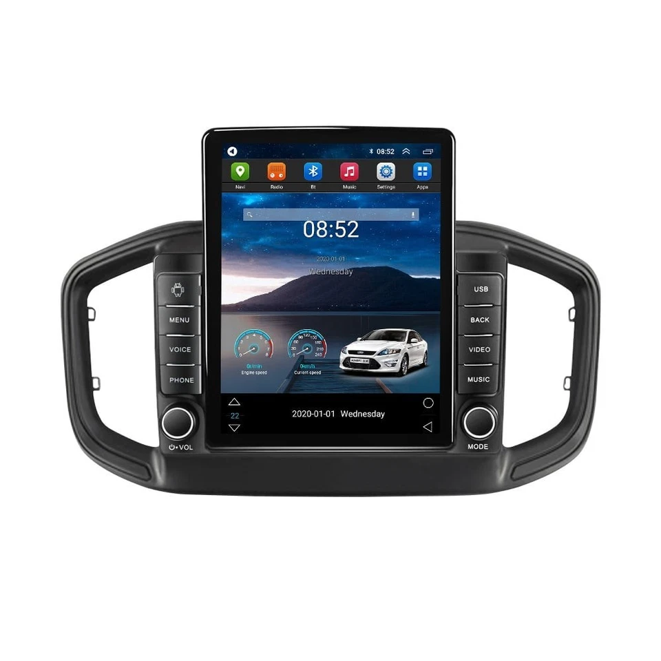 9.7" Android 14 Car GPS video stereo Carplay for Fiat Strada Ram 700 2021-2023 - Image 1 of 4