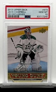 2013-14 Upper Deck Jack Campbell Young Guns Exclusives RC PSA 10 (Pop 6 - Rare!) - Bild 1 von 2