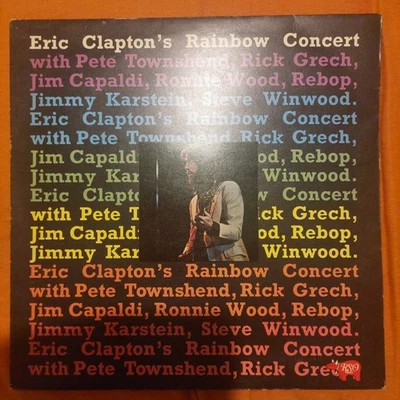 Eric Clapton's Rainbow Concert Vinyl Record LP Album 1973 RSO Records - Image 1 of 4