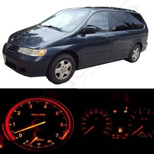 Red Instrument Gauge Cluster Light Bulbs LED Kit For 1999-2004 Honda Odyssey - Picture 1 of 7
