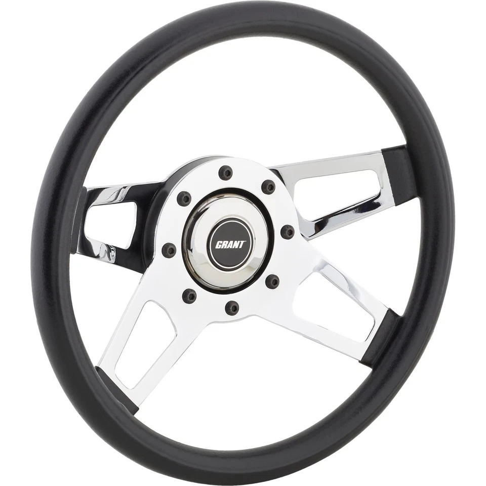Volante Grant 440 Challenger GT, 13-1/2 pulgadas, cromado Foto 1 de 4