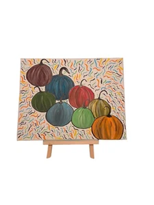 Pintura Pop Calabaza 11x14 - Imagen 1 de 1