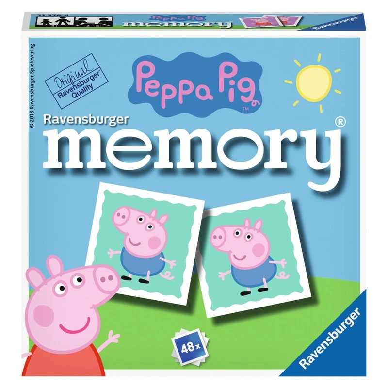 Peppa Pig Memory Match Game By Ravensburger For Ages 3