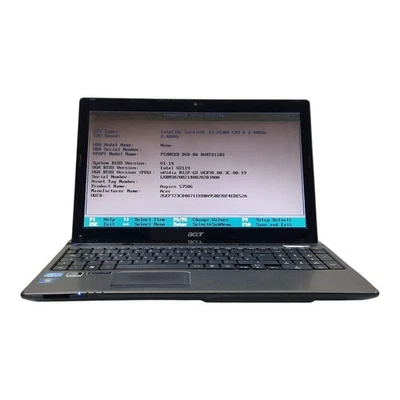 Acer Aspire 5750G – Intel Core i5-2430M–15,6 " – Notebook – 2 RAM - Difetto #A66 - Immagine 1 di 4