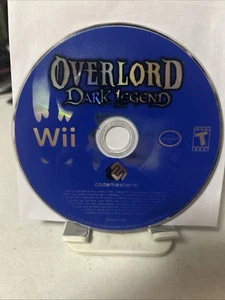 Overlord Dark Legend Nintendo Wii DISC ONLY Cleaned Tested Working - Picture 1 of 2