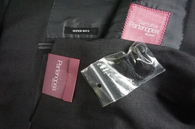 Sartoria Partenopea Charcoal S160s Wool Sport Coat Jacket Sz 40R Brand NEW - Image 1 of 4