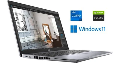 Dell Precision 3560 15.6", 11th Gen  i7 1165G7 32GB 1 TB SSD T500 2GB Win 11 pro - image 1 of 3