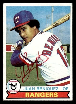 1979 Topps Baseball #478 Juan Beniquez Signed Autograph (no COA) *f1 - Image 1 of 2