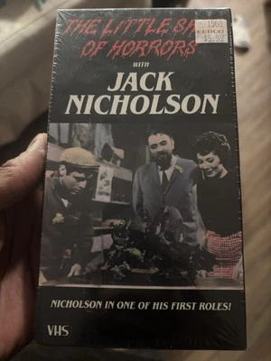 The Little Shop Of Horrors VHS Tape Jack Nicholson 1960 1985 SEALED NEW Horror - Image 1 of 4