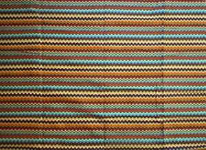 Gewellter Baumwollstoff 3/4 Yard Stück x WOF - Bild 1 von 2