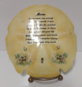 Vintage Decoupage Sand Dollar with Music Box that Plays “You are my Sunshine " - Picture 1 of 8