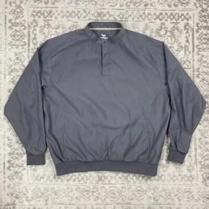 Sunice Golf Windbreaker Classic Fit Nylon Gray Pullover Mens Size Large - Picture 1 of 7