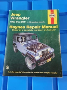 Jeep Wrangler 1987- 2011 Haynes Repair Manual 50030 Free Shipping CDN/US - Picture 1 of 2