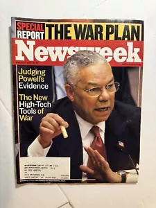 Newsweek Magazine February 17 2003 Colin Powell The War Plan M436 - Foto 1 di 2
