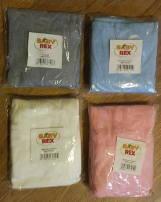 NEXT 2 x Baby Spannbettlaken passend Platzsparer 100 cm x 50 cm - 100% Baumwolle