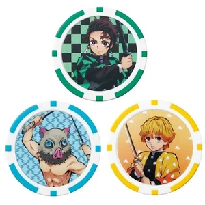 DUNLOP SRIXON Demon Slayer Golf Tip Marker GGF-07114 3 Colors 1.5in JAPAN NEW - Picture 1 of 30