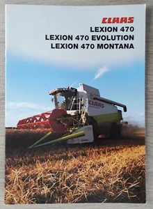 Claas Lexion 470 Series Combine Range Prospekt 2002 - Evolution Montana - Bild 1 von 11