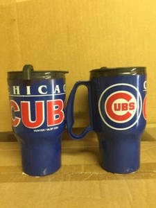 CHICAGO CUBS 16oz. PLASTIC ROADSTER TRAVEL MUG NEW & OFFICIALLY LICENSED - Picture 1 of 1