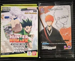 Union Arena Hunter X Hunter Super Pre-Release Deck Sealed ENG W/Promo - Picture 1 of 1