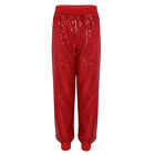 US Women Glitter Sequins Baggy Harem Pant Bloomers Dance Hippie Palazzo Trousers