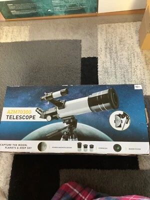 400X70mm Lens Astronomical Telescope with Adjustable Tripod Phone Adapter - Image 1 of 4
