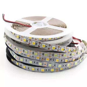 5V 12V 24V LED Strip Light White TV Backlight Lamp Self Adhesive Flexible Tape  - Picture 1 of 32