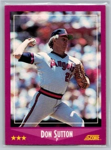 1988 Score Don Sutton #105 - Picture 1 of 2
