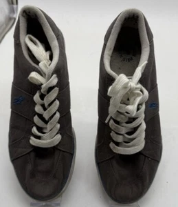 Ralph Lauren Clifton Brown Canvas Sneakers Size 8D - Picture 1 of 6