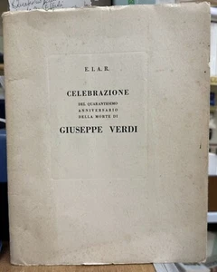 (Musica)CELEBRAZIONE DEL QUARANTESIMO ANNIVERSARIO DELLA MORTE DI GIUSEPPE VERDI - Foto 1 di 2