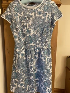 Dorothy Perkins Woman’s Ladies Paisley Print Skater Fit Flare Dress Size 10 - Picture 1 of 9