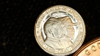 MINIATURE COIN 1936 GETTYSBURG COMMEMORATIVE HALF PROOF LIKE STERLING SILVER - Image 1 of 2