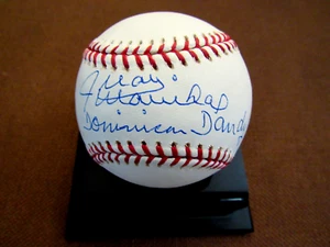 JUAN MARICHAL DOMINICAN DANDY SF GIANTS HOF SIGNED AUTO OML BASEBALL JSA BEAUTY - Picture 1 of 3