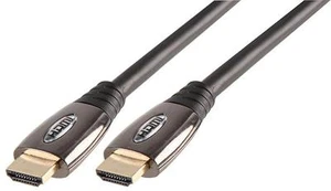  HDMI Blei V1.4 High Speed Länge 1,5 M Metall Chrom Vergoldete Kontakte - Bild 1 von 1