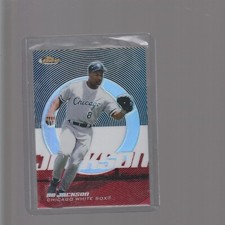 2005 Topps Finest Refractor  Bo Jackson #158 white sox 060/399