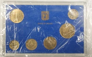 Monete di Israele 1988 serie ufficiale fior di conio Hanukka - Foto 1 di 3