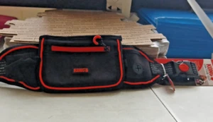 Kong On The Go Waist Pack, Adjustable up to 50" Reflective, Black With Red Trim - Picture 1 of 2