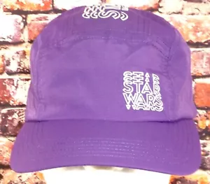 Disney Star Wars Purple Nylon Adjustable Strapback Hat With Bold Logo Graphics - Picture 1 of 10
