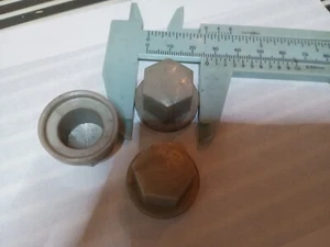 Radschrauben Kappen Radkappen In Silber 3 Stück - Bild 1 von 1